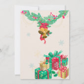 Invitation Boules de Noël Vintage (Dos)