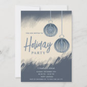 Invitation Boules de Noël Waterton Fête (Devant)