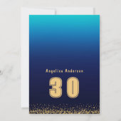 Invitation Boules Disco Anniversaire (Dos)