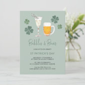 Invitation Boules et brasse Jour de la Saint Patrick (Debout devant)