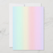 Invitation Boulon de dinosaure mignon anniversaire de enfant (Dos)