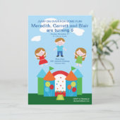 Invitation Bounce House (Debout devant)