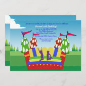 Invitation Bounce House (Devant / Derrière)