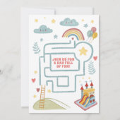 Invitation Bounce House Anniversaire (Dos)