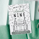 Invitation Bounce House Kids 9e fête d'anniversaire<br><div class="desc">personnalisation</div>