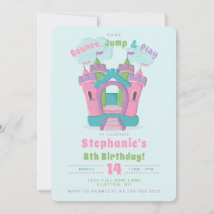 Invitation Bounce House Party