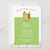 Invitation Bounce House Party (Devant)