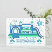 Invitation Bounce House Party (Debout devant)