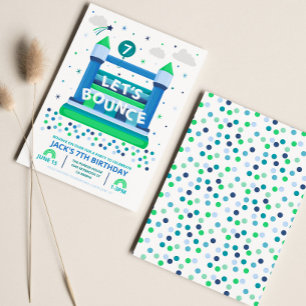 Invitation Bounce House Party