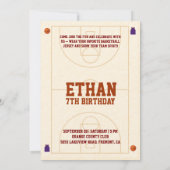 Invitation 🏀 Bounce into the best birthday ever! 🎉 (Dos)