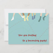 Invitation Bounce Party (Devant)