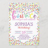 Bounce & Play Rainbow Girl Birthday