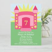 Invitation Bounce Rose sur la fête d'anniversaire de la Maiso (Debout devant)