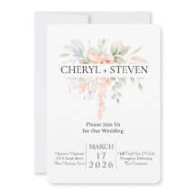 Bouquet aquarelle délicat – Fleurs roses