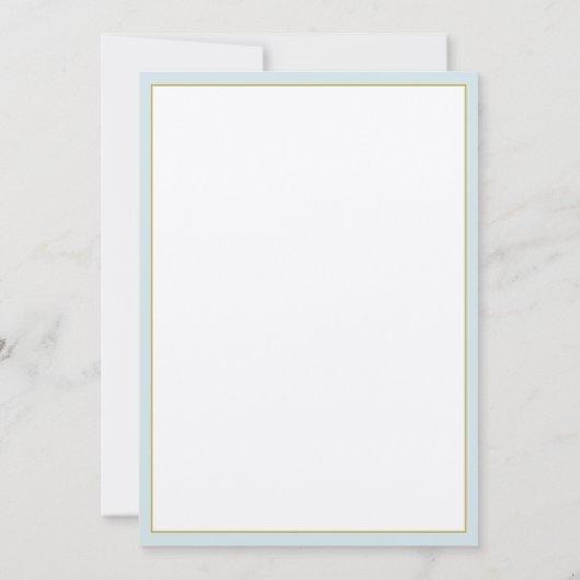 Invitation Bouquet bleu turquoise Tradition Mariage Suite Cér (Dos)