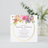 Invitation Bouquet Bridal Shower (Debout devant)