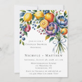 Invitation Bouquet d'agrumes méditerranéen Couples Douche (Devant)