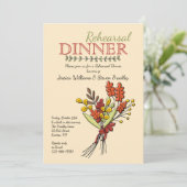 Invitation Bouquet d'automne (Debout devant)