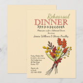 Invitation Bouquet d'automne (Devant / Derrière)