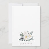 Invitation Bouquet de brunch nuptial (Dos)