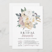 Invitation Bouquet de brunch nuptial (Devant / Derrière)