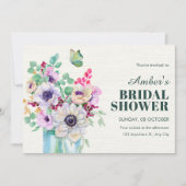 Invitation Bouquet de fleurs (Devant)