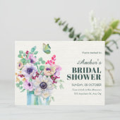 Invitation Bouquet de fleurs (Debout devant)