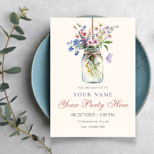 Invitation Bouquet de fleurs