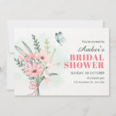 Invitation Bouquet de fleurs (Devant)