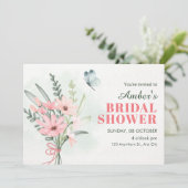 Invitation Bouquet de fleurs (Debout devant)