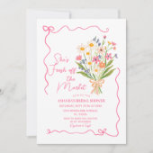 Invitation Bouquet De Fleurs Hors Fête des mariées Du Marché (Devant)