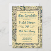 Invitation Bouquet de fleurs jaunes (Devant)