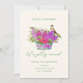 Invitation Bouquet de fleurs mariage (Devant)