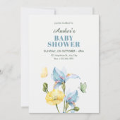Invitation Bouquet de fleurs minimaliste (Devant)