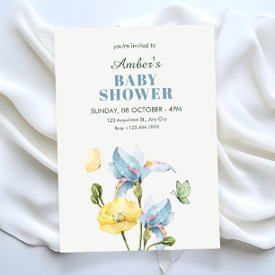 Invitation Bouquet de fleurs minimaliste