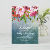 Invitation Bouquet de fleurs pour toutes les occasions (Debout devant)