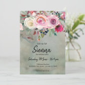 Invitation Bouquet de fleurs pour toutes les occasions (Debout devant)