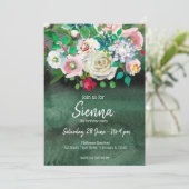 Invitation Bouquet de fleurs pour toutes les occasions (Debout devant)