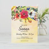 Invitation Bouquet de fleurs pour toutes les occasions (Debout devant)