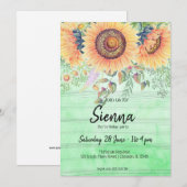 Invitation Bouquet de fleurs pour toutes occasions (Devant / Derrière)
