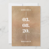 Invitation Bouquet de fleurs Savanna Watercouleurs (Dos)