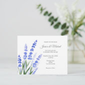 Invitation Bouquet de Lavande Aquarelle (Debout devant)