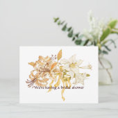 Invitation Bouquet de lis (Debout devant)