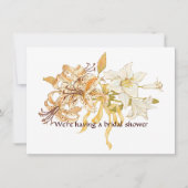 Invitation Bouquet de lis (Devant)