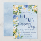 Invitation Bouquet de printemps  (Devant / Derrière)