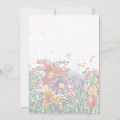 Invitation Bouquet de Printemps (Dos)