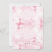 Invitation Bouquet de printemps dans la Fête des mariées de c (Dos)