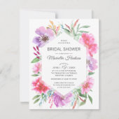 Invitation Bouquet de printemps de Fête des mariées botanique (Devant)