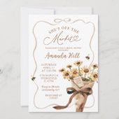 Invitation Bouquet De Tournesol Hors De La Fête des mariées D (Devant)