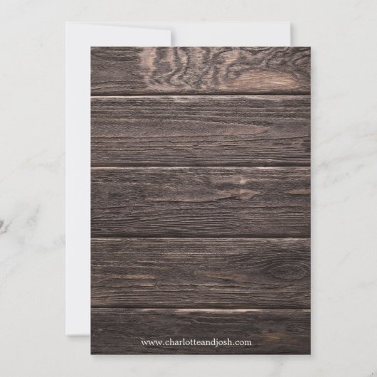 Invitation Bouquet de tournesols Mason Jar Rustique Enregistr (Dos)